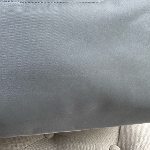 Longchamp Le Pliage Modele Depose Gray Travel Tote Bag with Long Strap - Picture 8 of 16